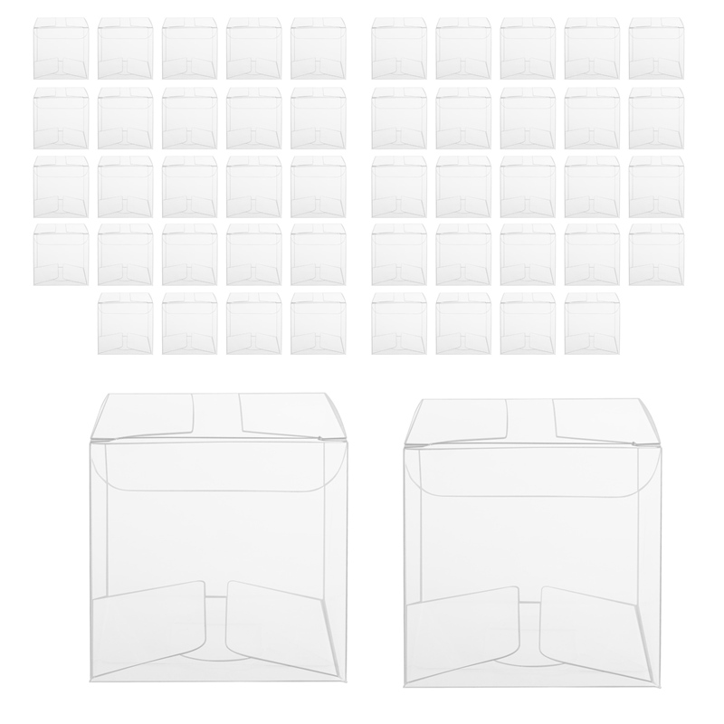 50Pcs Clear Plastic Boxes for  - Packaging recension och pris