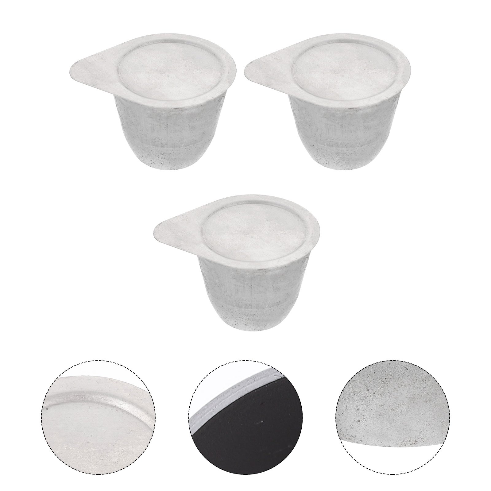 5Pcs Nickel Crucible with Lid  - Industrial Tools recension och pris