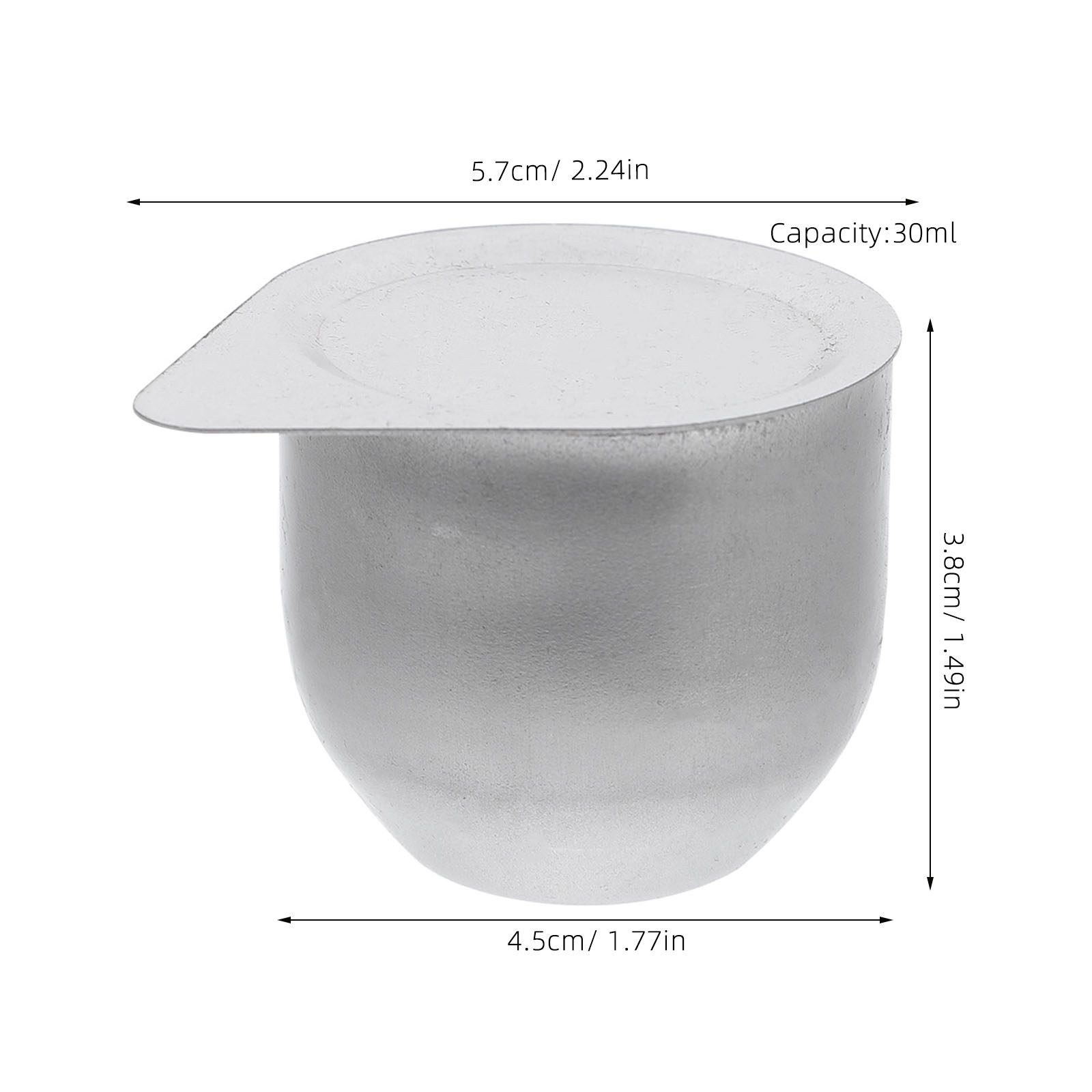 5Pcs Nickel Crucible with Lid  - Industrial Tools recension och pris