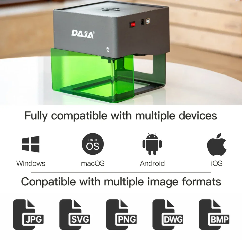 DAJA Laser Engraver CNC DIY DJ - Fiber Laser Marking Machine 30W recension och pris