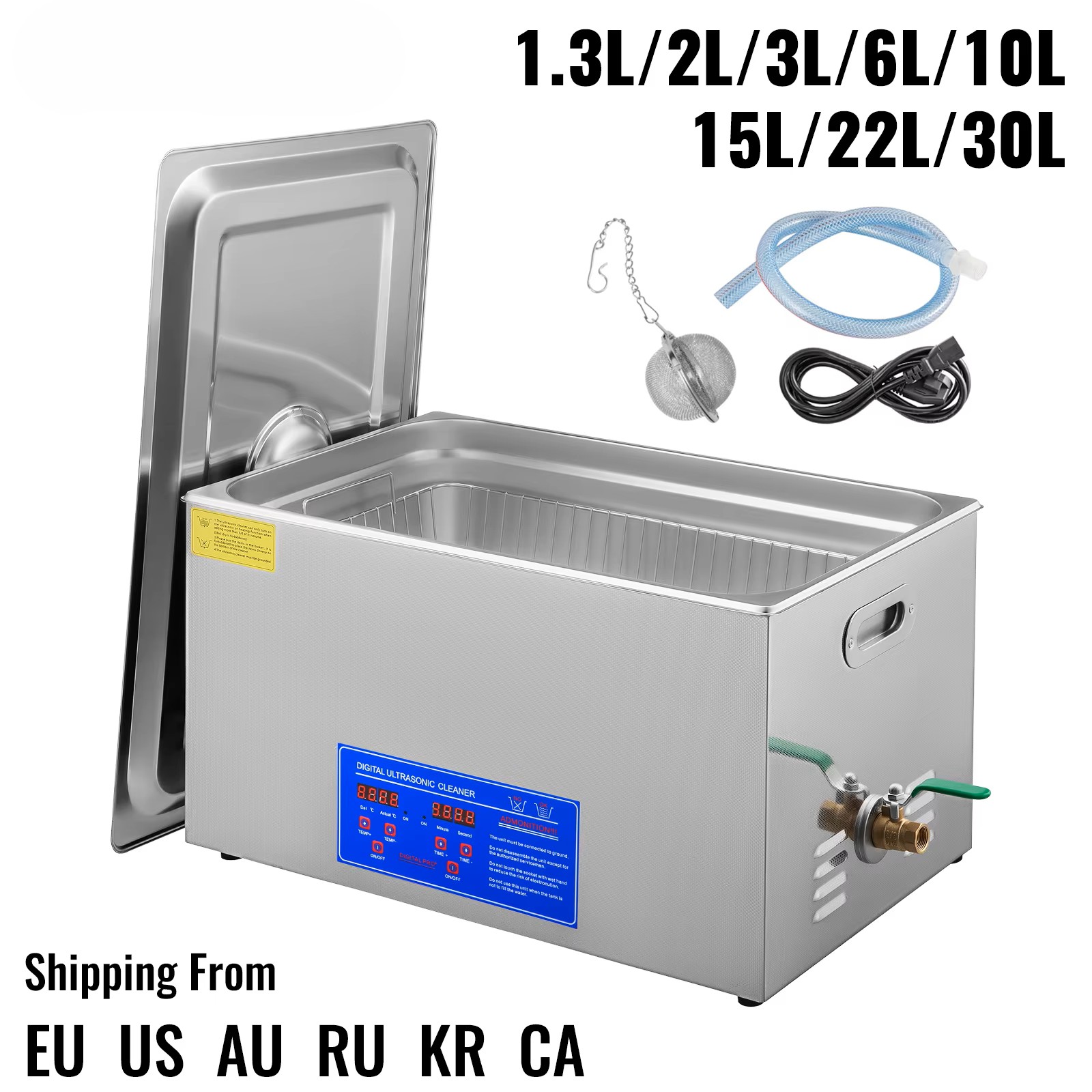 SucceBuy 1.3L 2L 3L 6L 10L 15L - Ultrasonic Cleaner 30L Industrial recension och pris