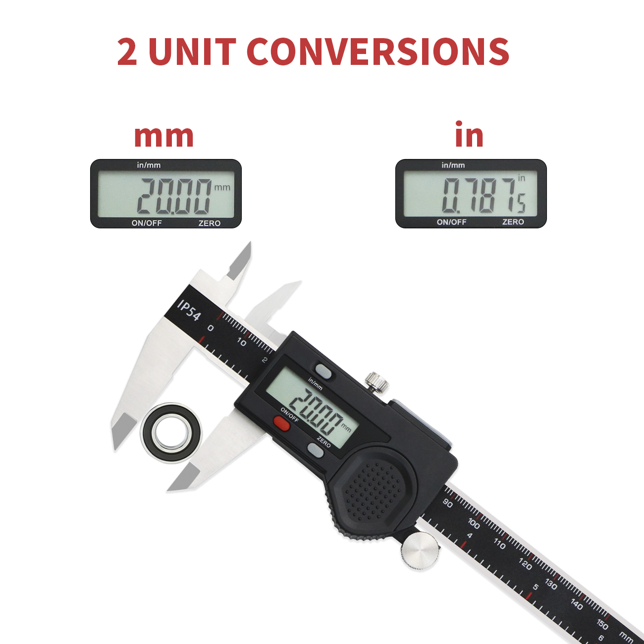 SHANHR Electronic Vernier Cali - Digital Caliper 150Mm Stainless Steel recension och pris
