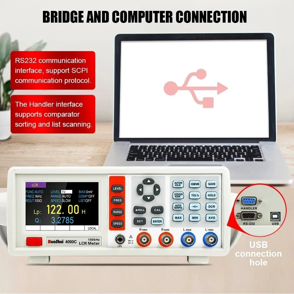 Digital LCR Meter Desktop Capa - Test Instruments recension och pris