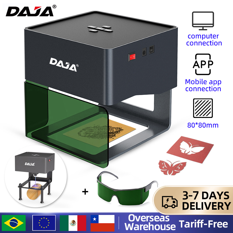 DAJA DJ6 Mini Portable Laser E - Fiber Laser Marking Machine 30W recension och pris